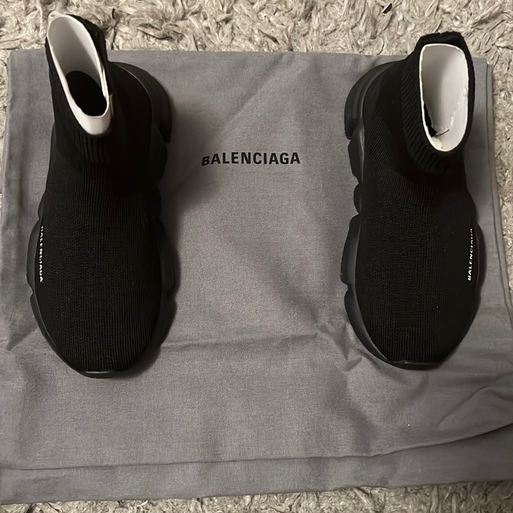 Brand New All Black Balenciaga Sneakers